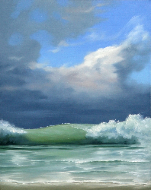 Artist Nicolas Watine Seascape Painting