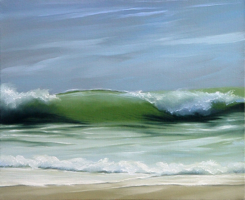 Artist Nicolas Watine Seascape Painting