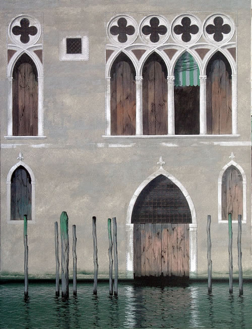 Artist Nicolas Watine Venice Painting